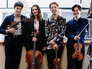 Community Concert Series Continues with Tempest String Quartet on Feb 9